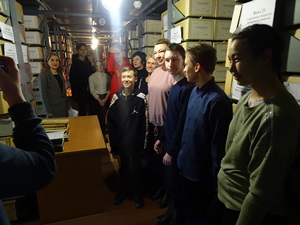 Экскурсия в Госархиве новейшей истории Саратовской области
